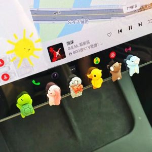 🟡ست عروسک های 6 تایی تزئینی دکوری ، برای ماشین و دکوراسیون