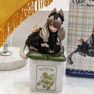 🟡فیگور neko girl ،دختر گربه ای حالت نشسته، با کیفیت بالا همراه با جعبه