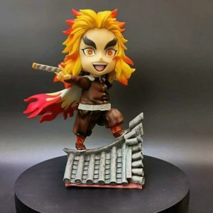 🟡فیگور رنگوکو کیوجورو از انیمه demon slayer با کیفیت بالا